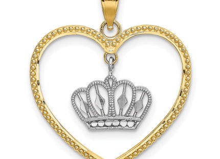 14k Yellow & Rhodium Jewelry Style K9451 - Classique Jewelry Inc.