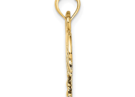 14k Yellow & Rhodium Jewelry Style K9454 - Classique Jewelry Inc.