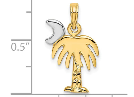 14k Yellow & Rhodium Jewelry Style K9454 - Classique Jewelry Inc.