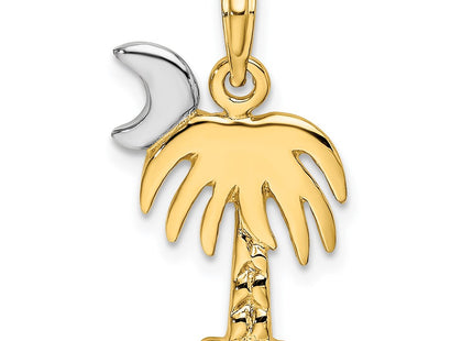 14k Yellow & Rhodium Jewelry Style K9454 - Classique Jewelry Inc.