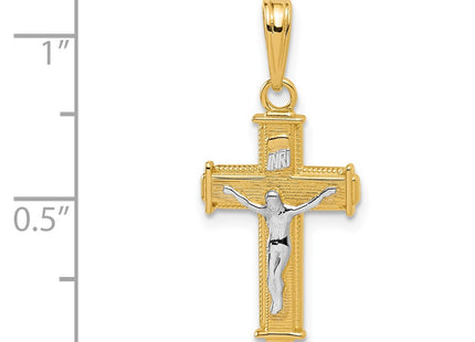 14k Yellow & Rhodium Jewelry Style K9460 - Classique Jewelry Inc.