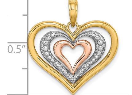 14k Two-tone Jewelry Style K9461 - Classique Jewelry Inc.