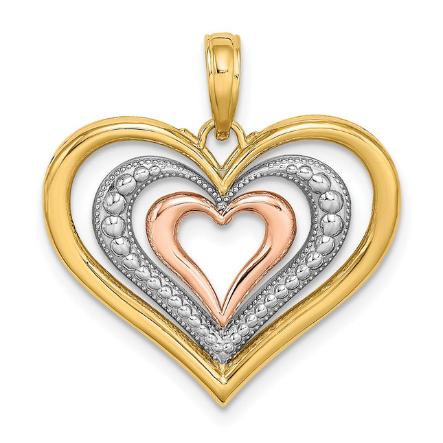 14k Two-tone Jewelry Style K9461 - Classique Jewelry Inc.