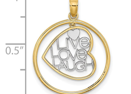 14k Yellow & Rhodium Jewelry Style K9462 - Classique Jewelry Inc.