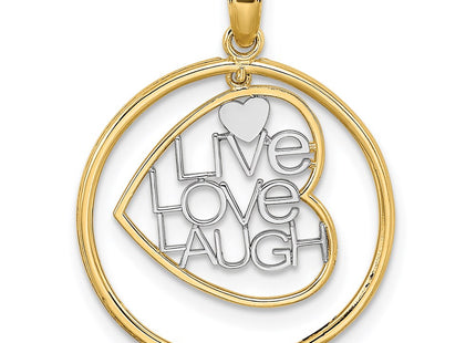 14k Yellow & Rhodium Jewelry Style K9462 - Classique Jewelry Inc.