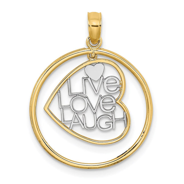 14k Yellow & Rhodium Jewelry Style K9462 - Classique Jewelry Inc.