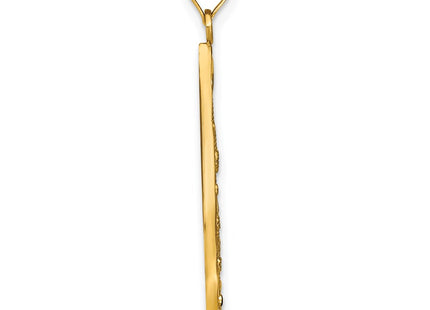 14k Yellow & Rhodium Jewelry Style K9478 - Classique Jewelry Inc.