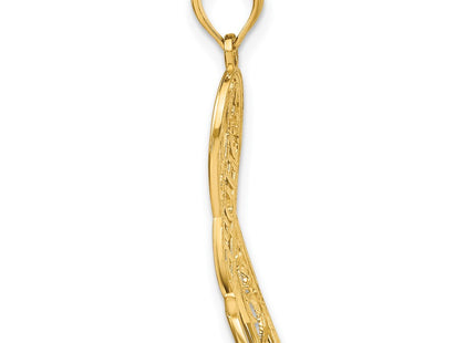 14k Yellow & Rhodium Jewelry Style K9480 - Classique Jewelry Inc.