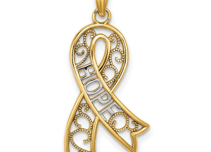 14k Yellow & Rhodium Jewelry Style K9480 - Classique Jewelry Inc.