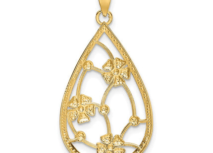 14k Yellow & Rhodium Jewelry Style K9482 - Classique Jewelry Inc.