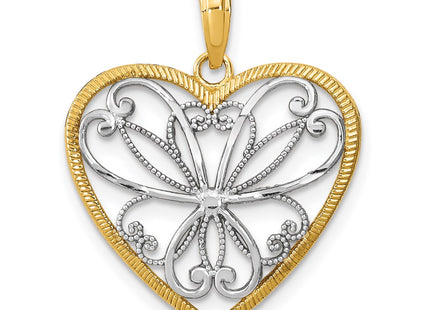 14k Yellow & Rhodium Jewelry Style K9487 - Classique Jewelry Inc.
