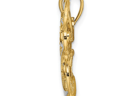 14k Two-tone Jewelry Style K9489 - Classique Jewelry Inc.