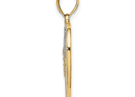 14k Yellow & Rhodium Jewelry Style K9490 - Classique Jewelry Inc.