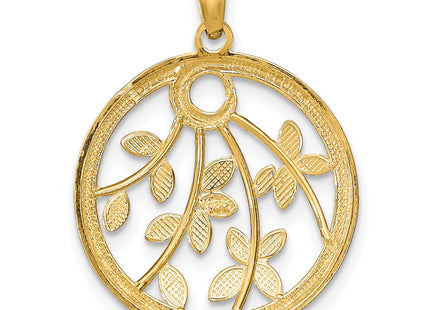 14k Yellow & Rhodium Jewelry Style K9491 - Classique Jewelry Inc.