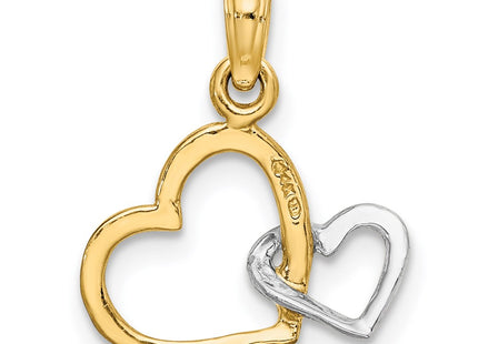 14k Yellow & Rhodium Jewelry Style K9493 - Classique Jewelry Inc.