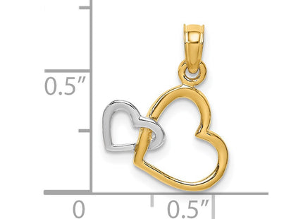 14k Yellow & Rhodium Jewelry Style K9493 - Classique Jewelry Inc.