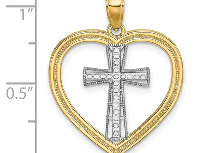 14k Yellow & Rhodium Jewelry Style K9494 - Classique Jewelry Inc.