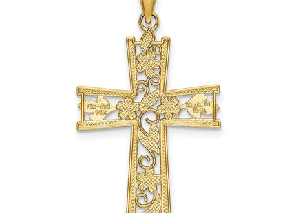 14K gold butterfly charm, further view