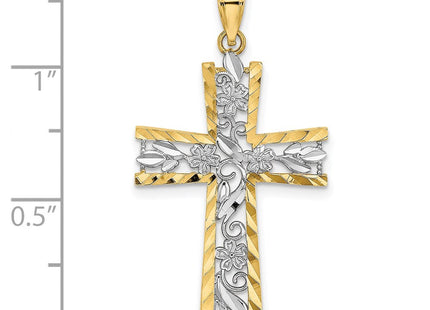 14K gold butterfly charm, another view