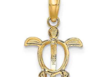 14k Yellow & Rhodium Jewelry Style K9499 - Classique Jewelry Inc.
