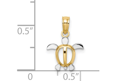 14k Yellow & Rhodium Jewelry Style K9499 - Classique Jewelry Inc.