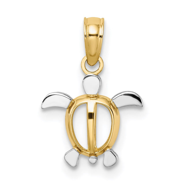 14k Yellow & Rhodium Jewelry Style K9499 - Classique Jewelry Inc.