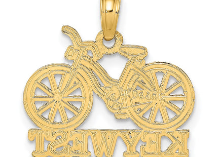 14K gold butterfly charm, another view