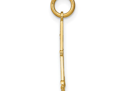 14k Yellow & Rhodium Jewelry Style K9510 - Classique Jewelry Inc.