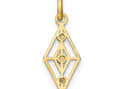 14k Yellow & Rhodium Jewelry Style K9513 - Classique Jewelry Inc.