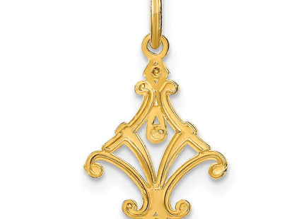 14k Yellow & Rhodium Jewelry Style K9514 - Classique Jewelry Inc.