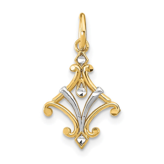 14K gold charm