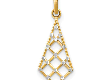 14k Yellow & Rhodium Jewelry Style K9515 - Classique Jewelry Inc.