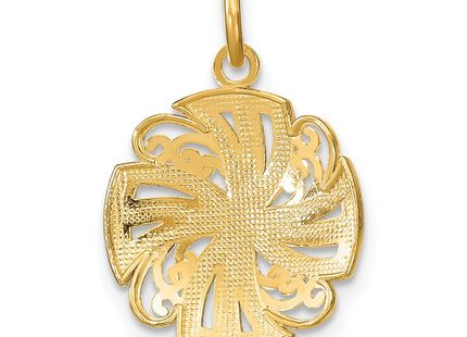 14k Yellow & Rhodium Jewelry Style K9517 - Classique Jewelry Inc.