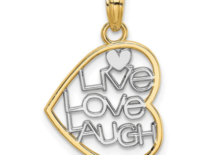 14k Yellow & Rhodium Jewelry Style K9521 - Classique Jewelry Inc.