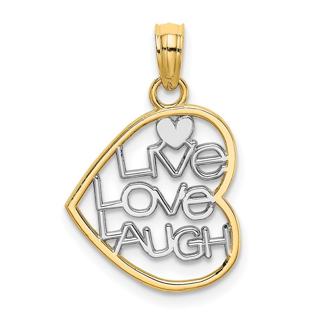 14k Yellow & Rhodium Jewelry Style K9521 - Classique Jewelry Inc.
