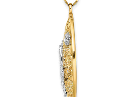 14k Two-tone Jewelry Style K9523 - Classique Jewelry Inc.
