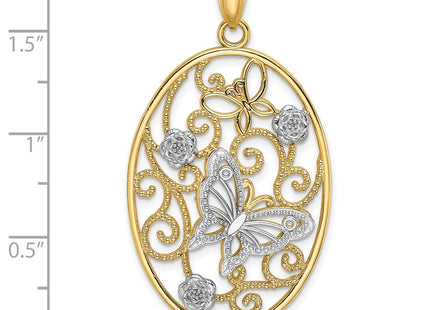 14k Two-tone Jewelry Style K9523 - Classique Jewelry Inc.