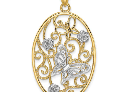 14k Two-tone Jewelry Style K9523 - Classique Jewelry Inc.