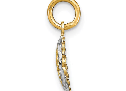 14k Yellow & Rhodium Jewelry Style K9525 - Classique Jewelry Inc.