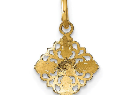 14k Yellow & Rhodium Jewelry Style K9532 - Classique Jewelry Inc.