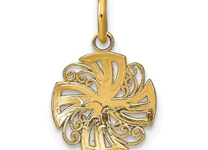 14k Yellow & Rhodium Jewelry Style K9534 - Classique Jewelry Inc.