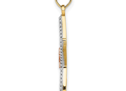 14k Two-tone Jewelry Style K9537 - Classique Jewelry Inc.