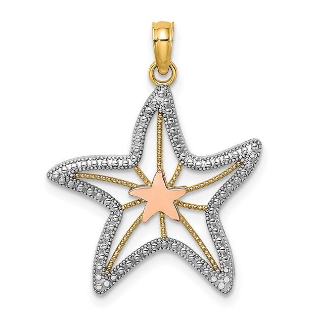 14k Two-tone Jewelry Style K9537 - Classique Jewelry Inc.