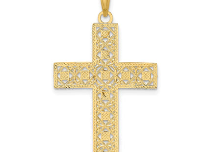 14k Yellow & Rhodium Jewelry Style K9542 - Classique Jewelry Inc.