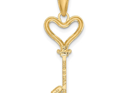 14k Yellow & Rhodium Jewelry Style K9545 - Classique Jewelry Inc.