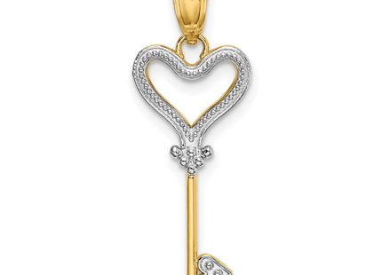 14k Yellow & Rhodium Jewelry Style K9545 - Classique Jewelry Inc.