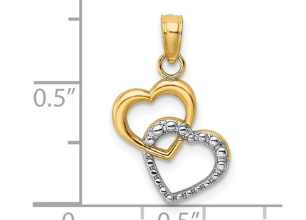 14k Yellow & Rhodium Jewelry Style K9546 - Classique Jewelry Inc.