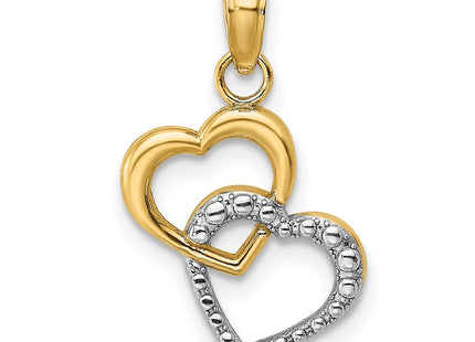 14k Yellow & Rhodium Jewelry Style K9546 - Classique Jewelry Inc.