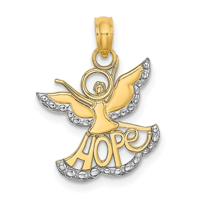 14k Yellow & Rhodium Jewelry Style K9547 - Classique Jewelry Inc.