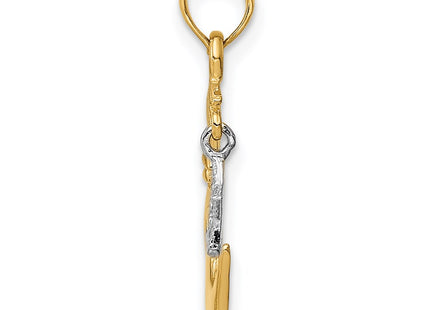 14k Two-tone Pendants Style K955 - Classique Jewelry Inc.